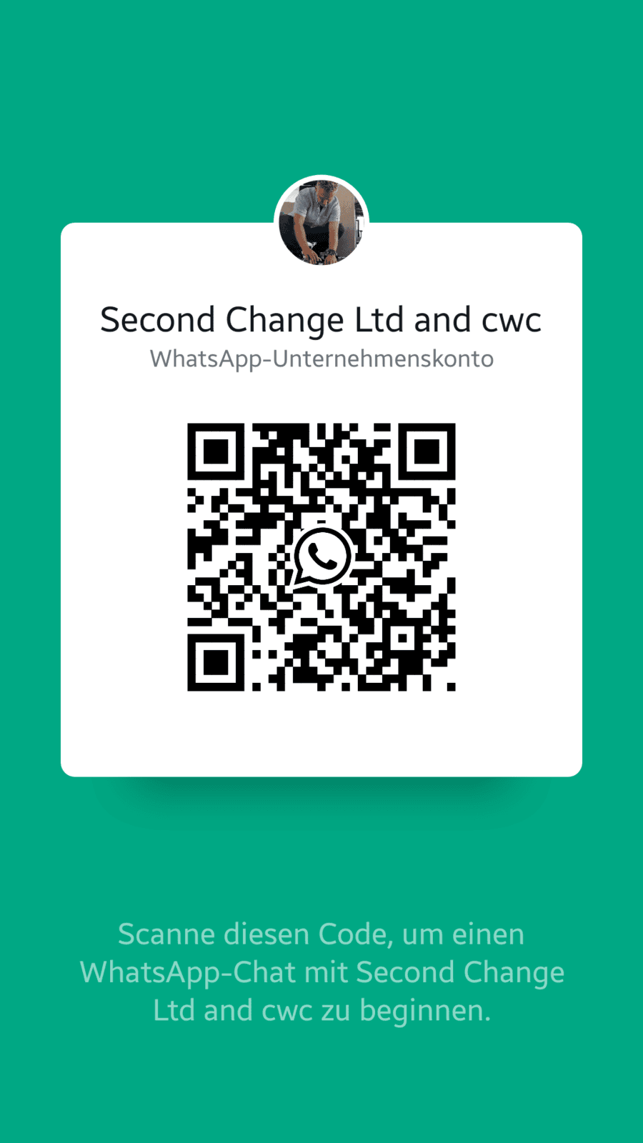 QR-code of our WhatsApp Bussiness-Account